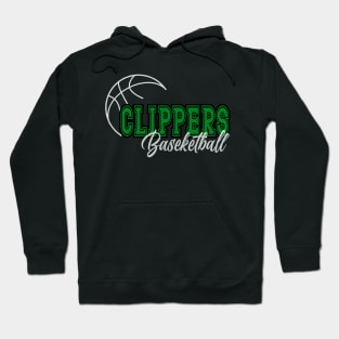 Classic Name Clippers Vintage Styles Green Basketball Hoodie